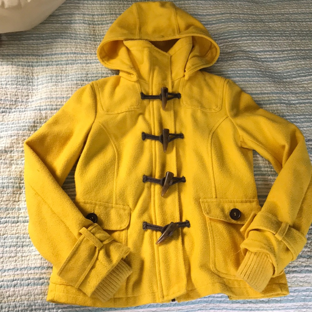 COPY - Delia*s Yellow Peacoat